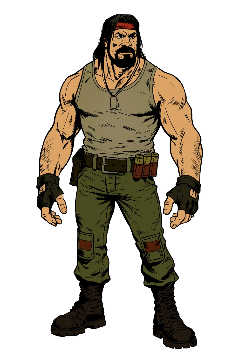 Finished soldier character design