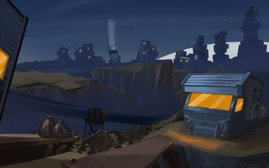 Stylised outpost