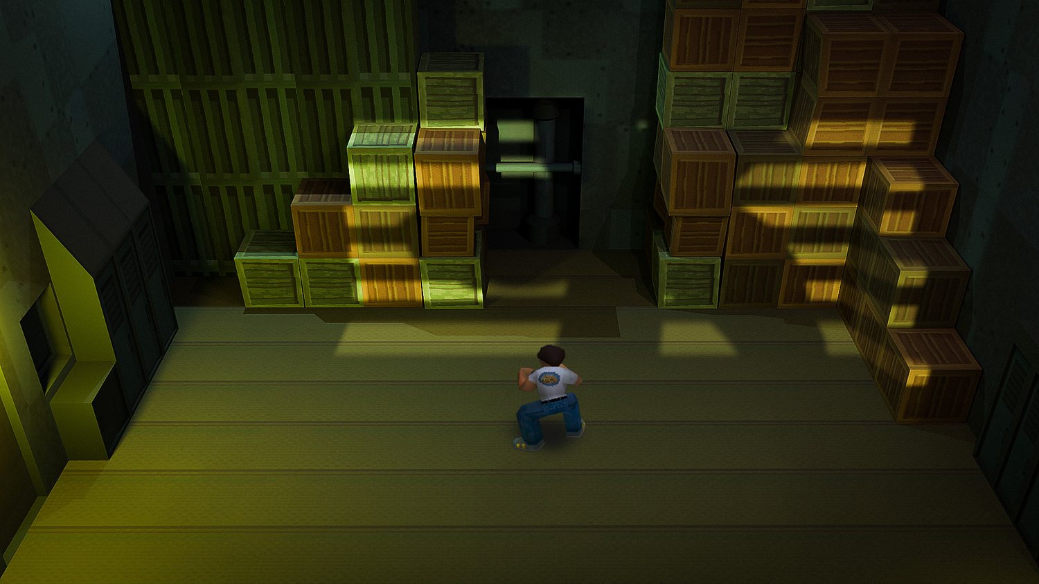 Modular crate set in engine