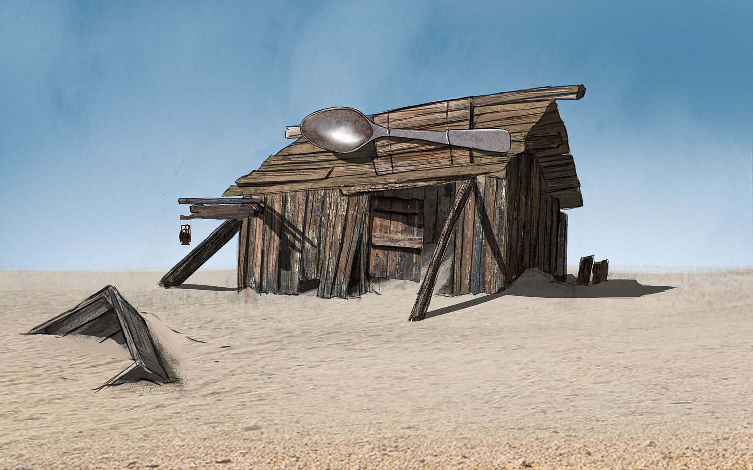 Frontier structure, blockout to render