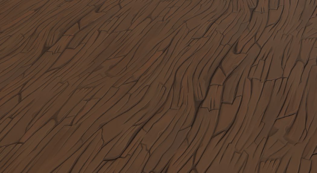 Hand-painted wood