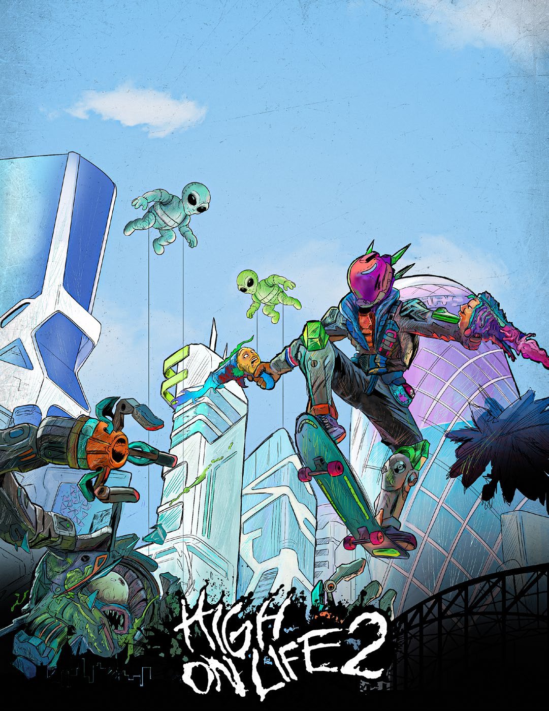 High On Life 2 — comic-inspired key visual